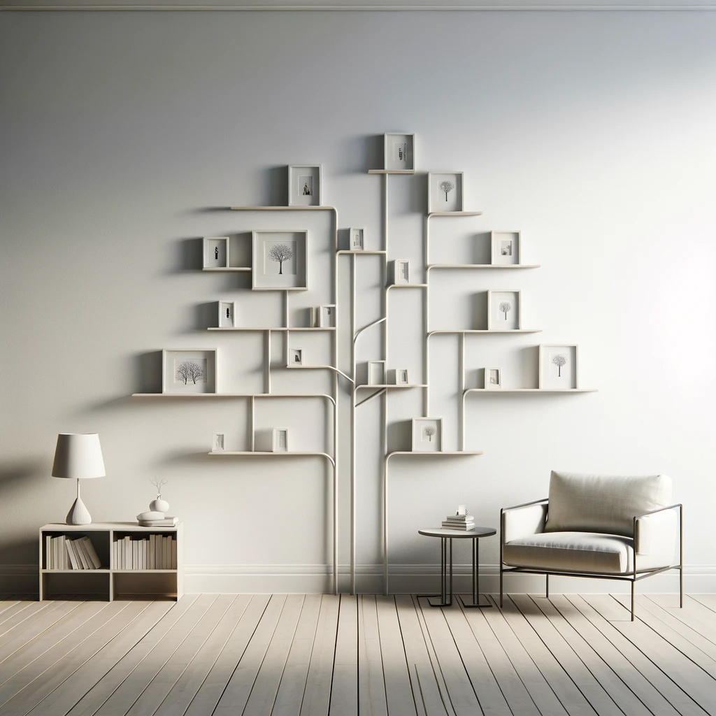Семейное древо в минималистичном стиле